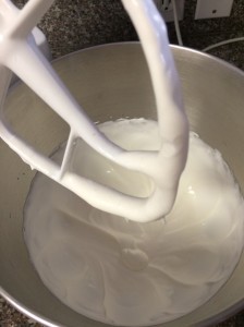 Make the whipped cream portion of the banana filling. 